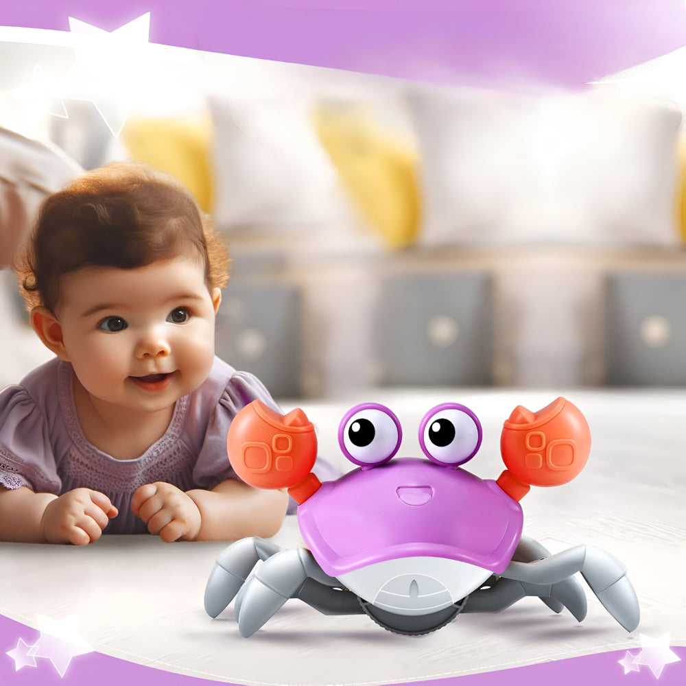 Toy Crab with Music and Movement Interactive Crawling Toy