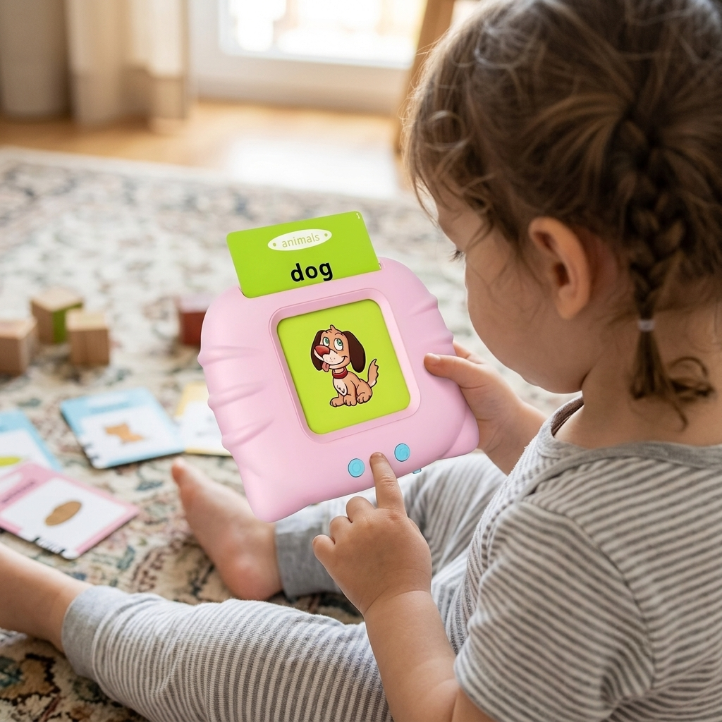 Spielzeug Lernkarten Lesegerät Kinder Sprachtraining Bildschirmfrei