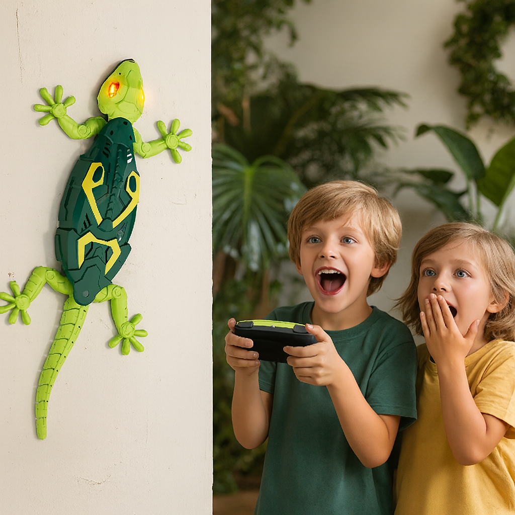 Kids Toy Robot Lizard Climbing RC Figure