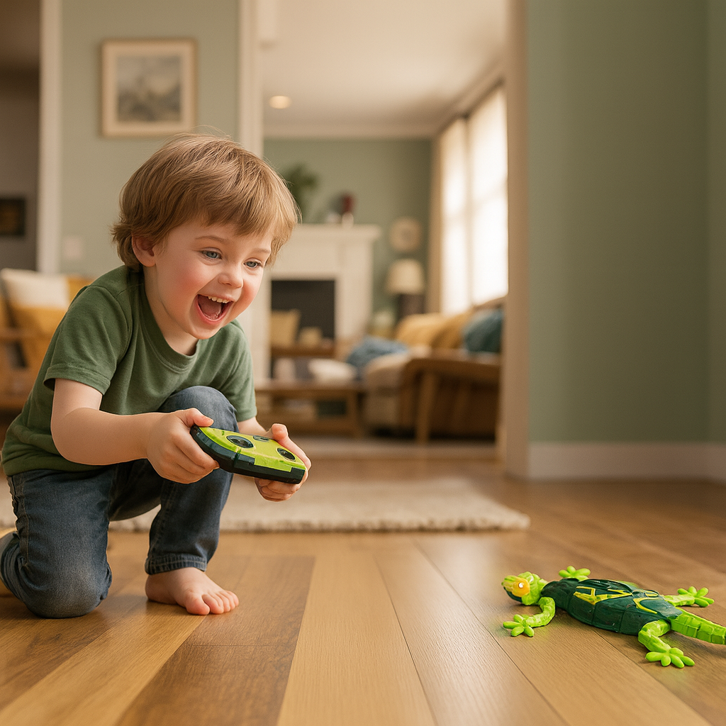 Kids Toy Robot Lizard Climbing RC Figure