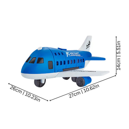 Toy Airplane Vehicle Playset Transport Role Play Kids