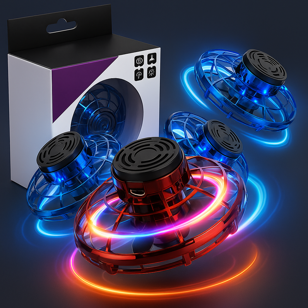 Toy LED Plastic Hand-Controlled Flying Ball