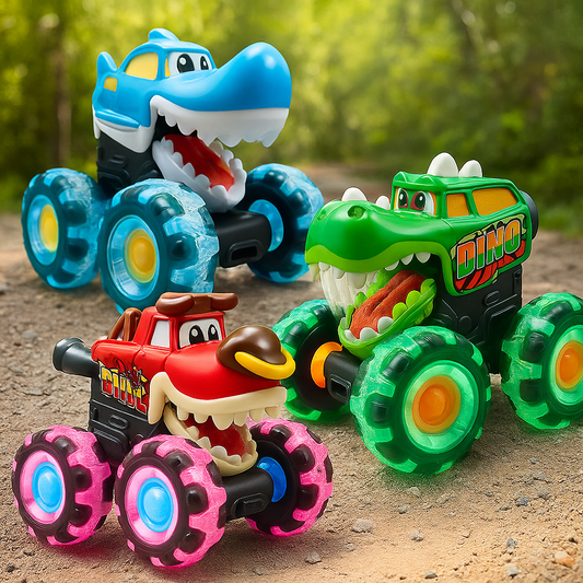 Spielzeug Monstertruck Set Kinder Licht Sound Fahrzeuge