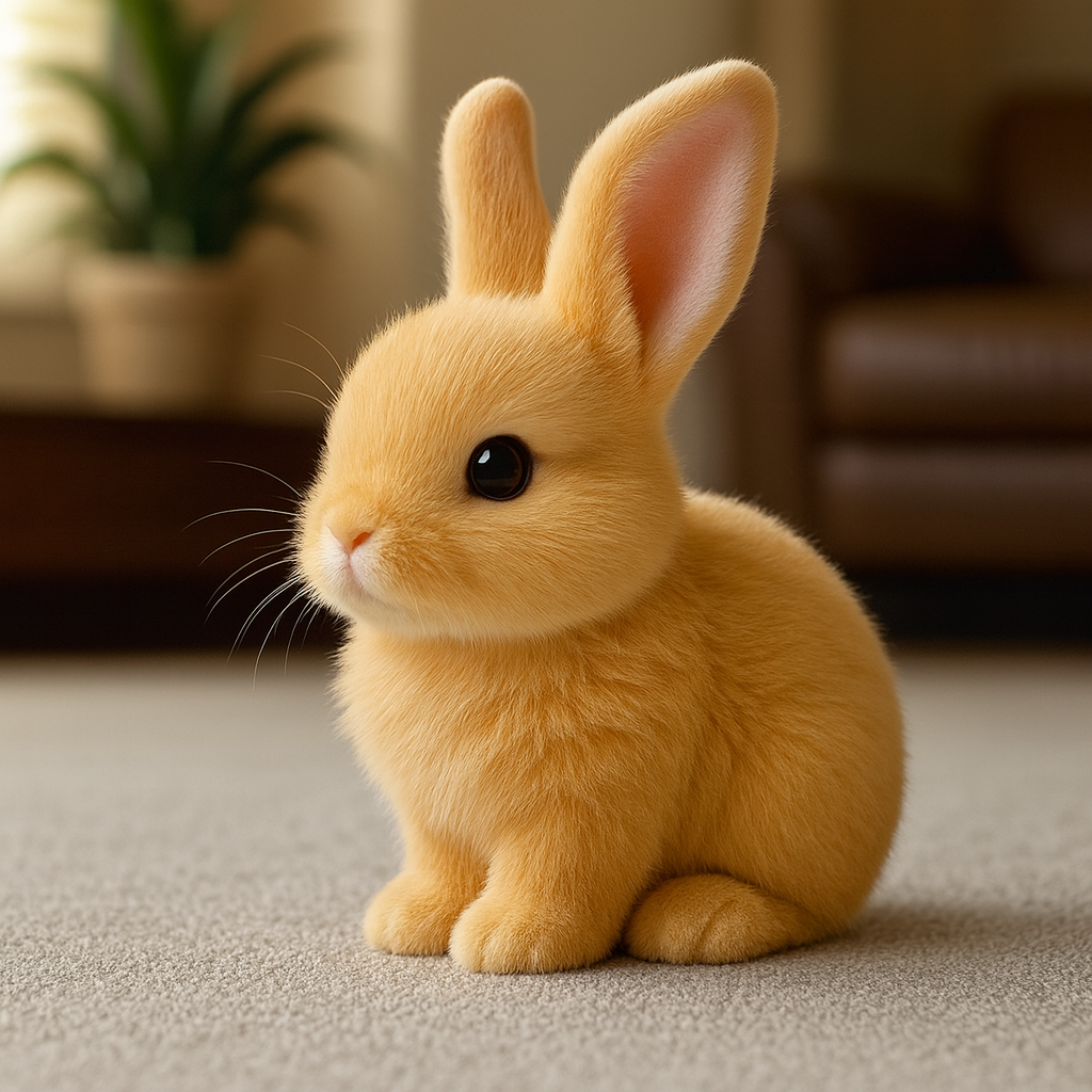 Spielzeug Plüsch Kaninchen Realistisch Bewegliches Haustier