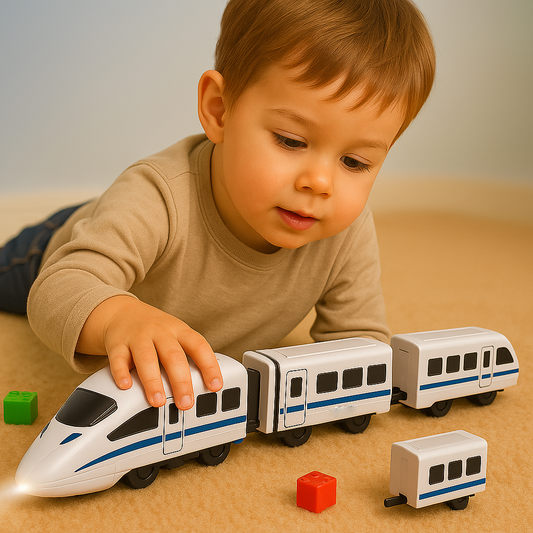 Spielzeug Zug Kunststoff Weiß Kinder