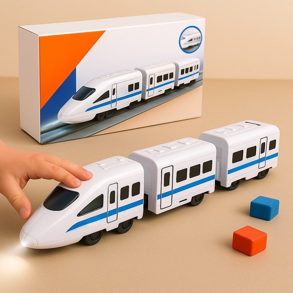 Spielzeug Zug Kunststoff Weiß Kinder