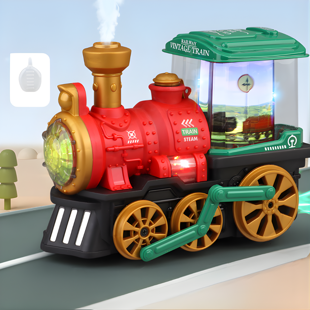 Spielzeug Zug mit Seifenblasen Funktion