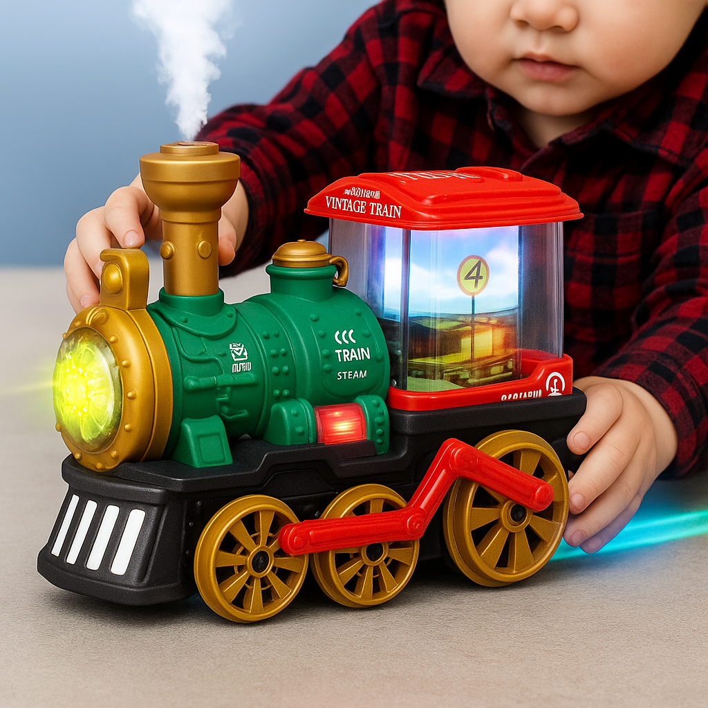 Spielzeug Zug mit Seifenblasen Funktion