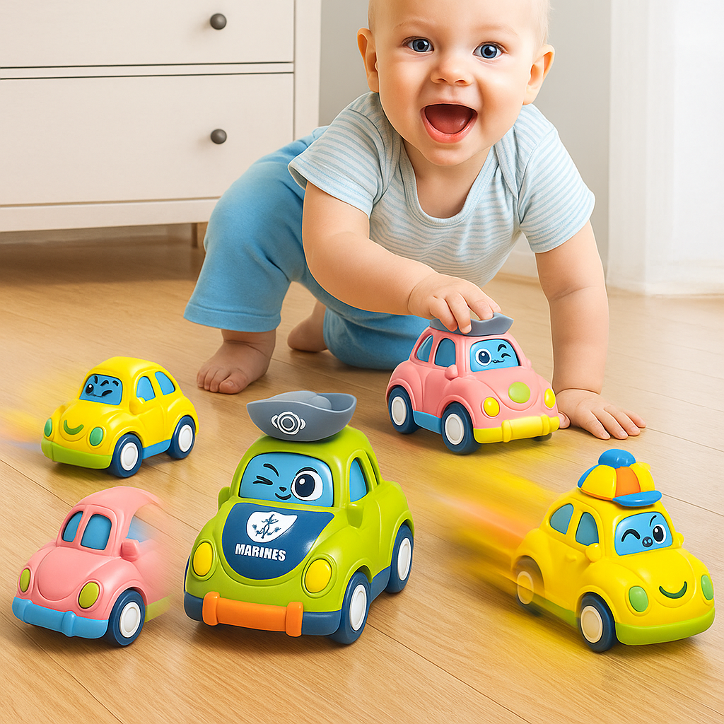 Spielzeugauto Kinder Kunststoff Bunt Robust