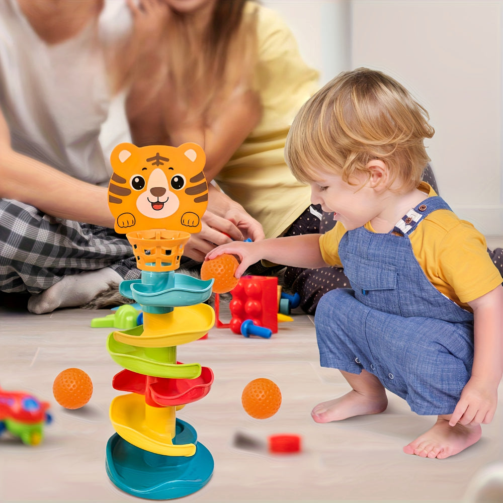 Spielzeug für Kleinkinder Kugelbahn Lernspiel aus robustem ABS
