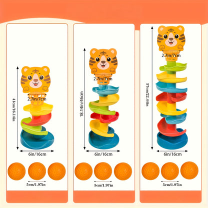 Spielzeug für Kleinkinder Kugelbahn Lernspiel aus robustem ABS