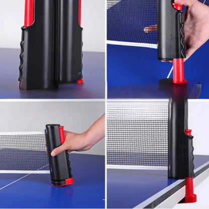Sport Table Tennis Set Portable with Net, Paddles, and Balls