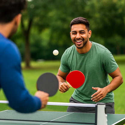 Sport Table Tennis Set Portable with Net, Paddles, and Balls