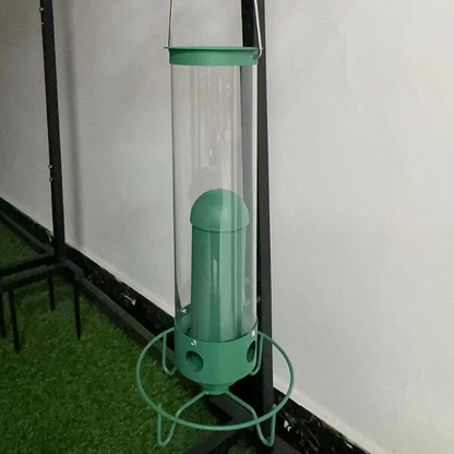 Vogelfutterhaus Eichhörnchen sicher Futterspender Vogelzuführung