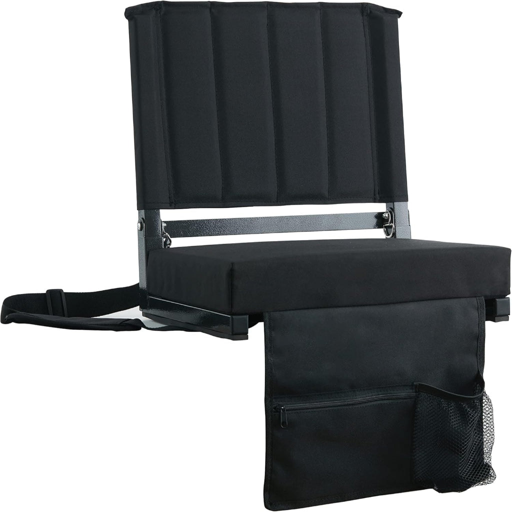 Asiento de estadio Silla plegable Acolchada Portátil Respaldo