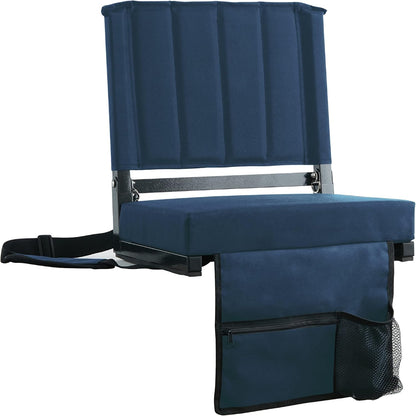 Asiento de estadio Silla plegable Acolchada Portátil Respaldo