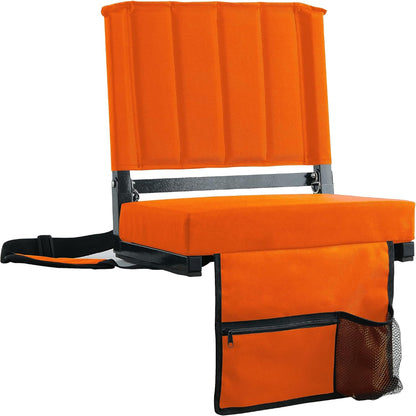 Asiento de estadio Silla plegable Acolchada Portátil Respaldo