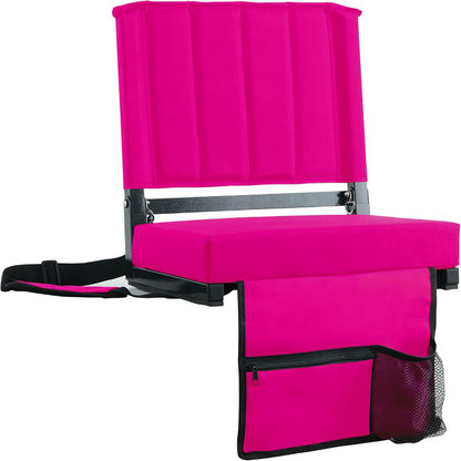 Asiento de estadio Silla plegable Acolchada Portátil Respaldo