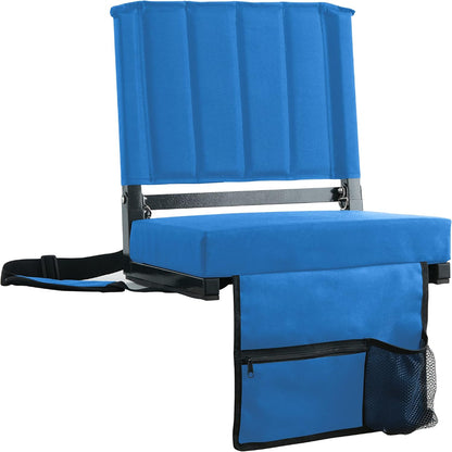 Asiento de estadio Silla plegable Acolchada Portátil Respaldo