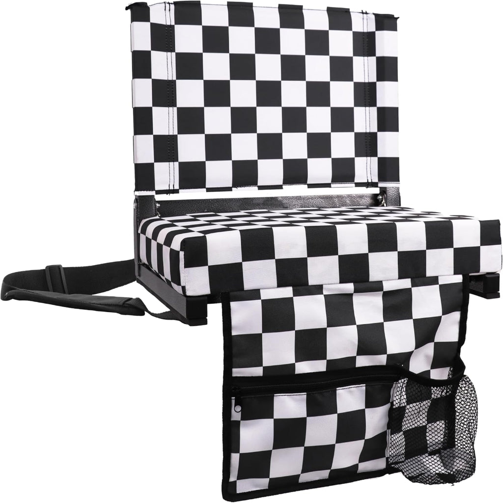 Asiento de estadio Silla plegable Acolchada Portátil Respaldo