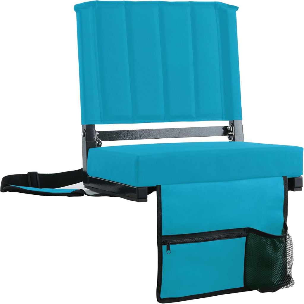 Asiento de estadio Silla plegable Acolchada Portátil Respaldo