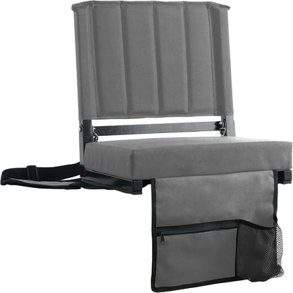 Asiento de estadio Silla plegable Acolchada Portátil Respaldo