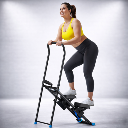 Stepper equipo fitness plegable escalador de escaleras entrenamiento en casa acero