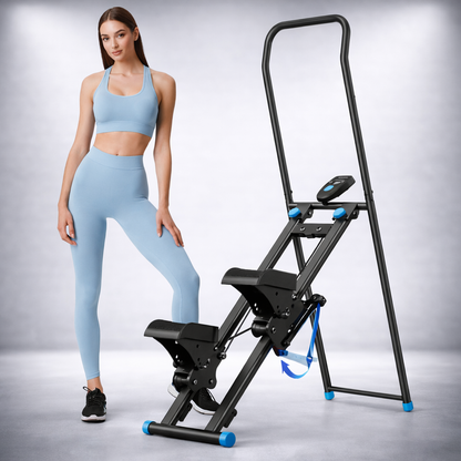 Stepper equipo fitness plegable escalador de escaleras entrenamiento en casa acero