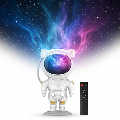 Starry Sky Projector Astronaut LED Night Light Remote Control