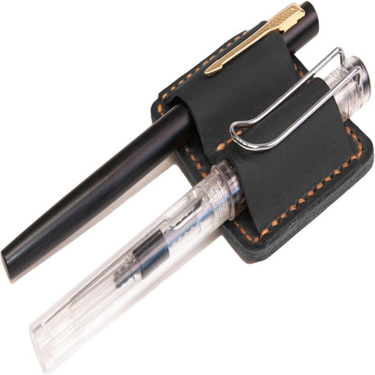 Stiftehalter Leder Doppel Schlaufe Notizbuch