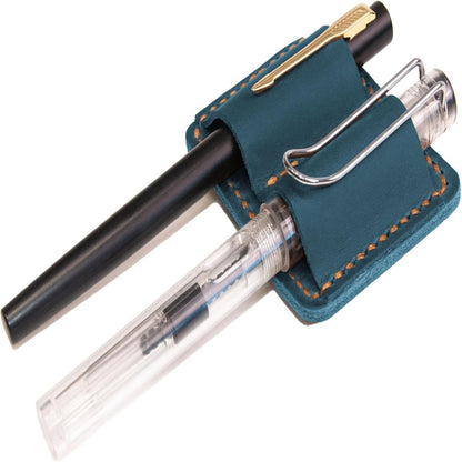 Stiftehalter Leder Doppel Schlaufe Notizbuch
