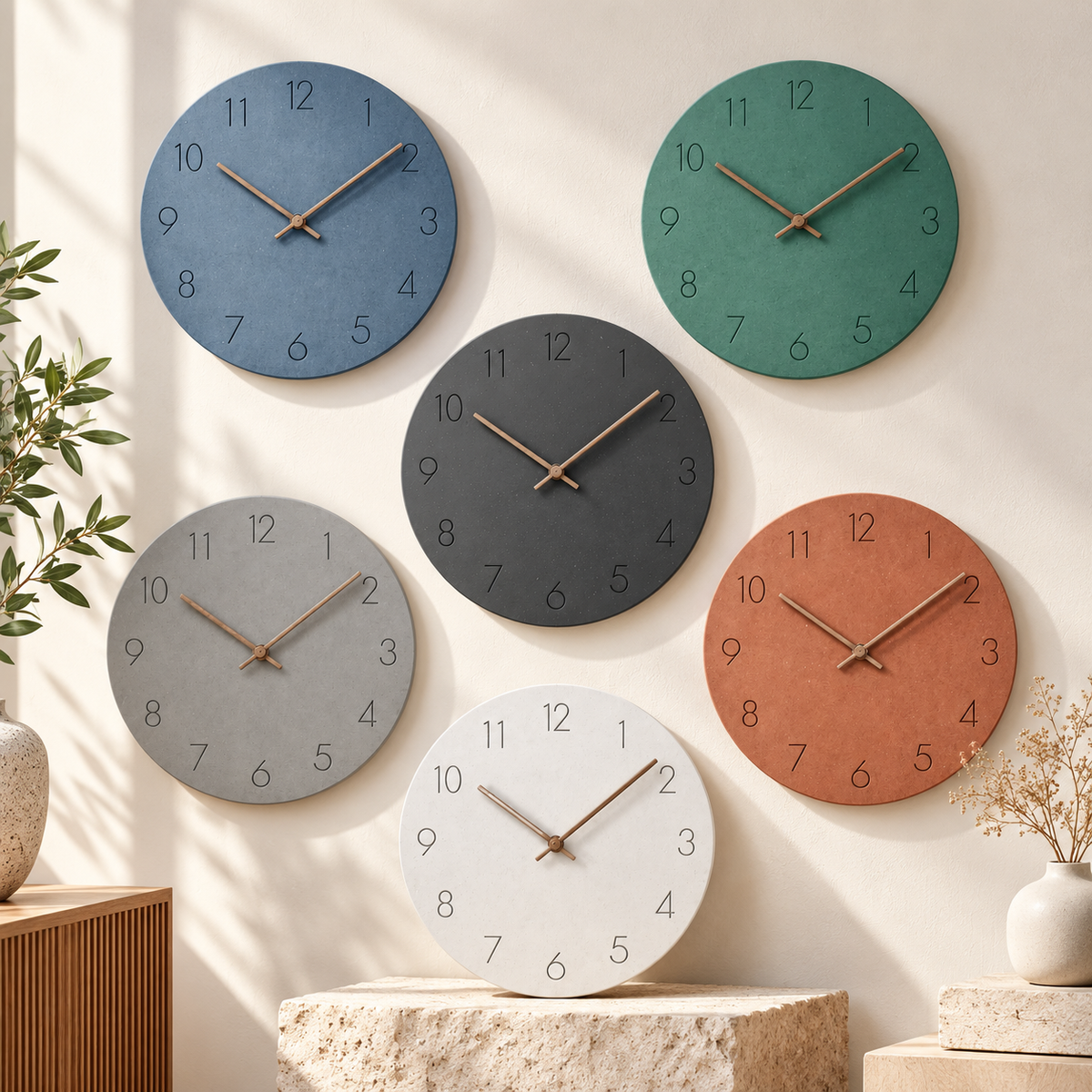 Stille Wanduhr Für Schlafzimmer Nordisches Design