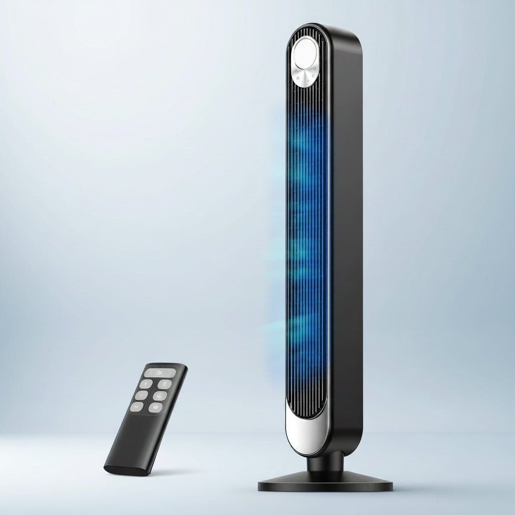 Ventilatore Torre Silenzioso Telecomando Casa