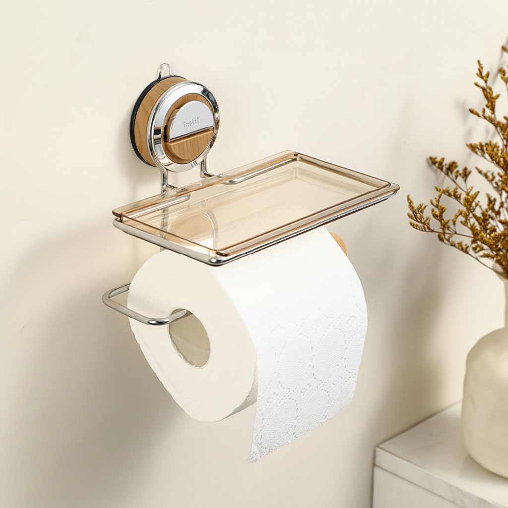 No-Drill Suction Stainless Steel Toilet Paper Holder – Rustproof & Easy to Install - Image 7