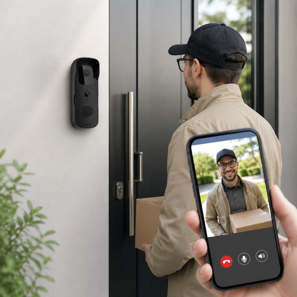 Türsprechanlage Kabellos Mit Kamera Für Zuhause