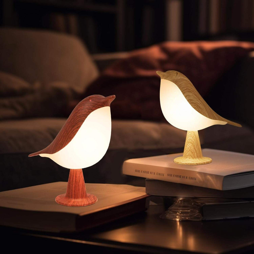 Lampe de table LED rechargeable Lampe décorative Oiseau Veilleuse