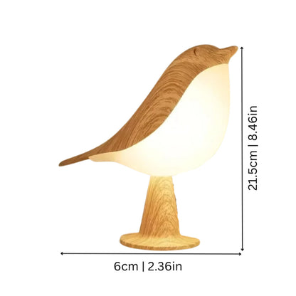 Lampe de table LED rechargeable Lampe décorative Oiseau Veilleuse