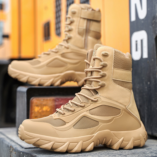 Taktische Herren Boots Robust Reißverschluss Arbeit Outdoor