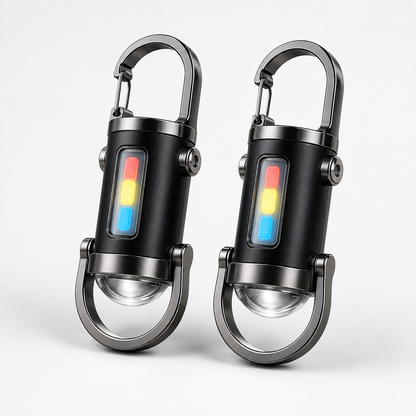 Taschenlampe Mit Stroboskoplicht Wiederaufladbar Karabiner