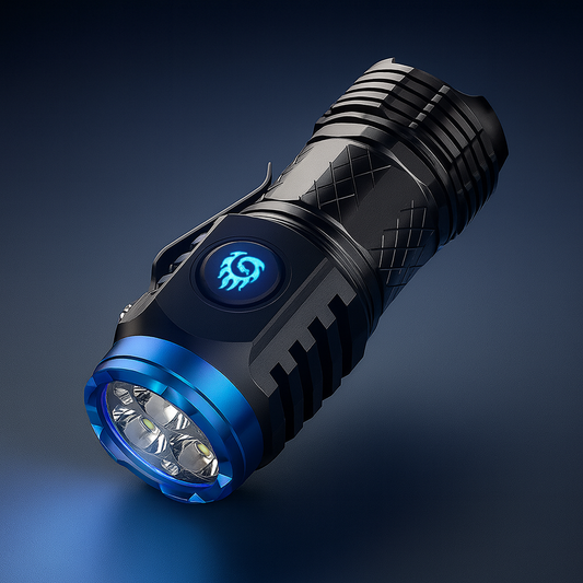 Mini Rechargeable Waterproof LED Flashlight 3 LED