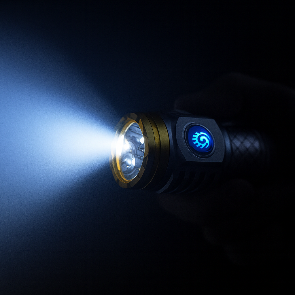 Mini Rechargeable Waterproof LED Flashlight 3 LED