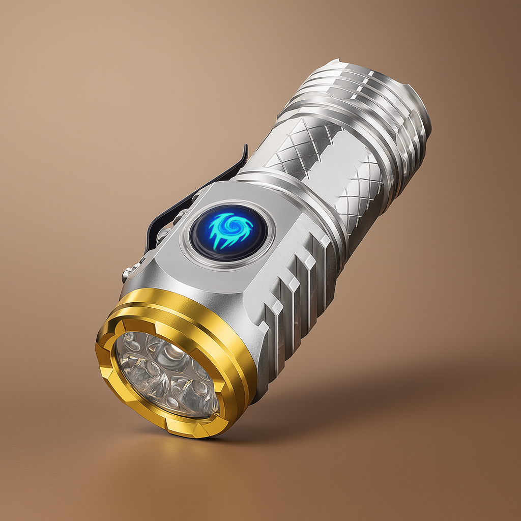 Mini Rechargeable Waterproof LED Flashlight 3 LED