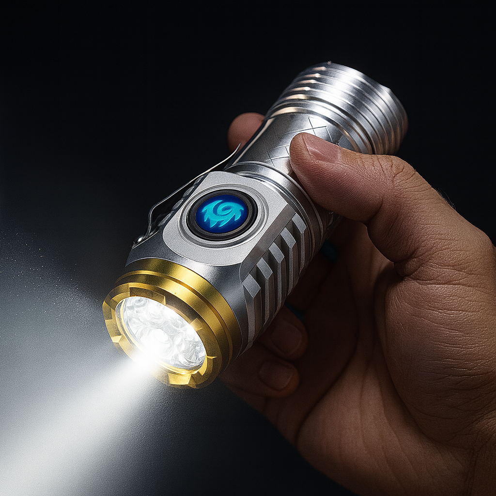 Mini Rechargeable Waterproof LED Flashlight 3 LED