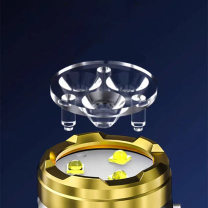 Mini Rechargeable Waterproof LED Flashlight 3 LED