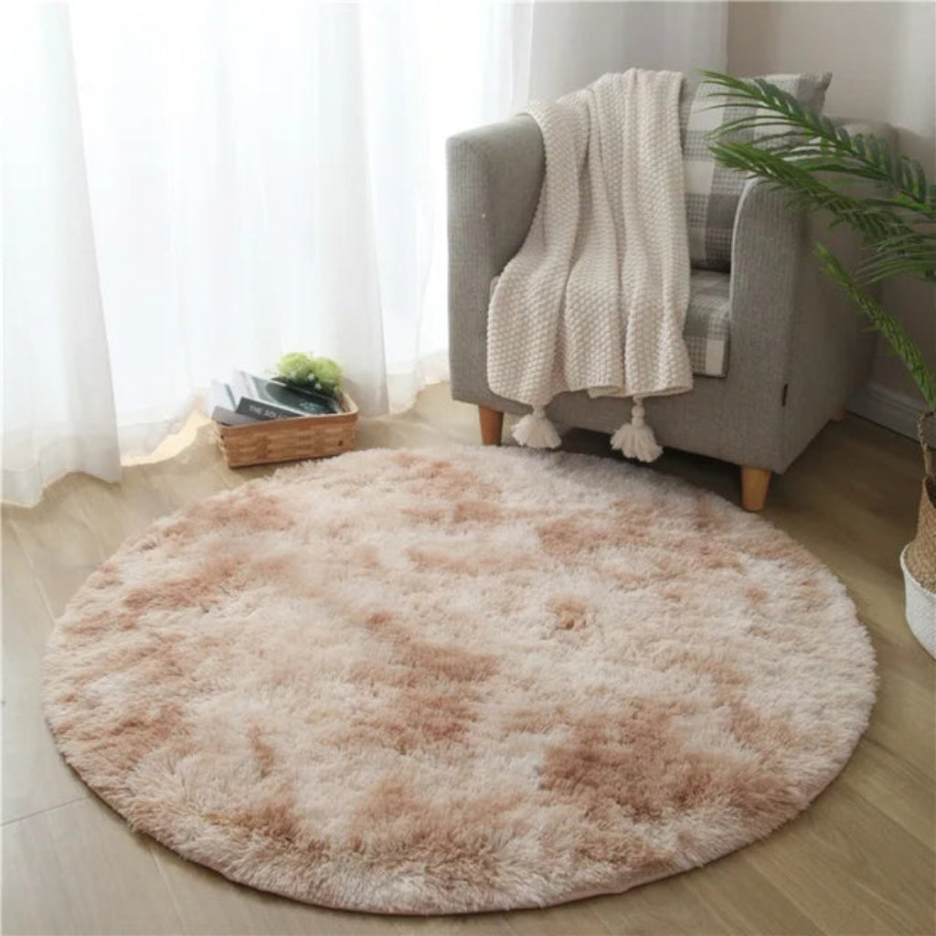 Carpet Fluffy Round Living Room Cuddle Soft Bedroom