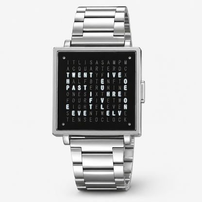 Textuelle Uhr Unisex Uhr Mit Lederarmband Moderne