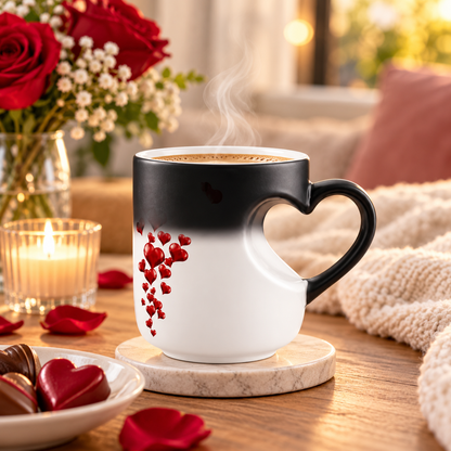 Thermochromische Tasse Für Kaffee Farbwechsel Tee Icon