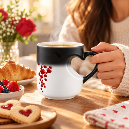 Thermochromische Tasse Für Kaffee Farbwechsel Tee Icon