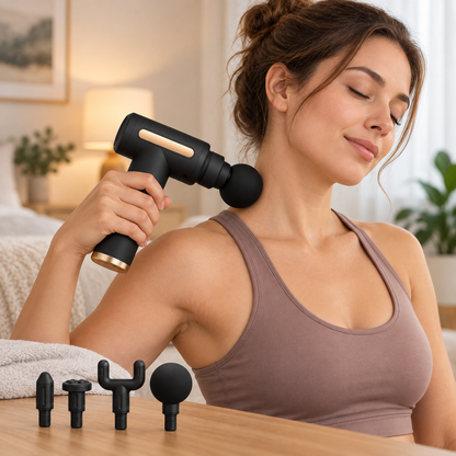 Tiefenwirksame Massagepistole Für Muskelentspannung Tragbar