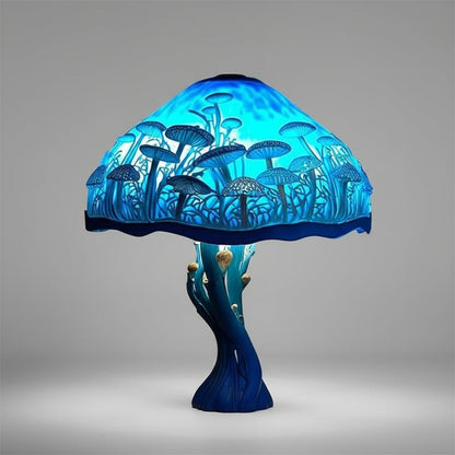 Table Lamp Mosaic Mushroom Decorative Indoor Lighting